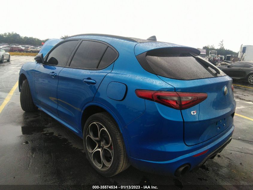 2022 ALFA ROMEO STELVIO VELOCE VIN: ZASPAKBN5N7D38399