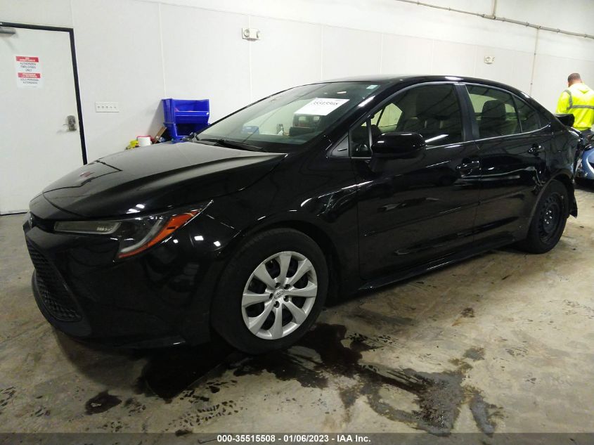 2022 TOYOTA COROLLA LE VIN: JTDEPMAE8NJ209295