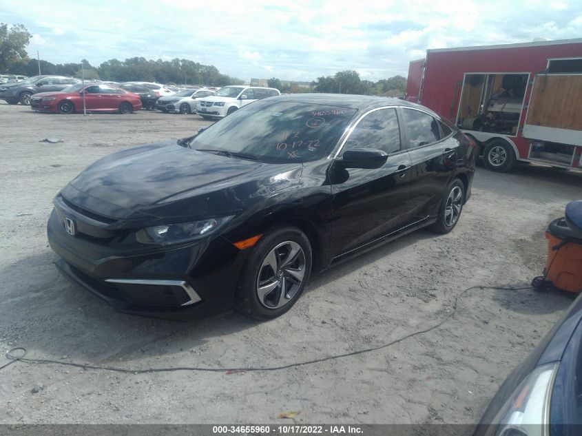 2021 HONDA CIVIC SEDAN LX VIN: 2HGFC2F65MH504605
