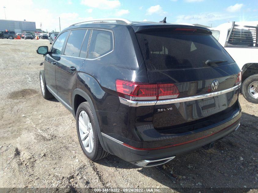 2021 VOLKSWAGEN ATLAS 3.6L V6 SEL VIN: 1V2ER2CA8MC587160