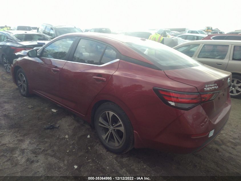 2022 NISSAN SENTRA SV VIN: 3N1AB8CVXNY271054