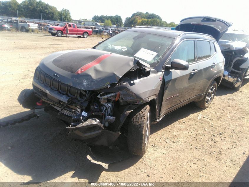 2022 JEEP COMPASS TRAILHAWK VIN: 3C4NJDDB5NT153084