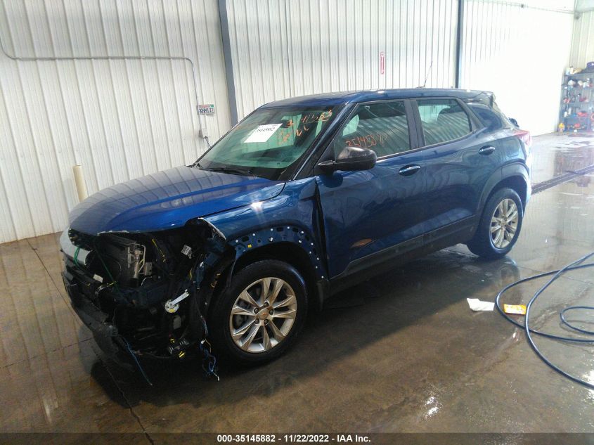 2021 CHEVROLET TRAILBLAZER LS VIN: KL79MMS28MB047348