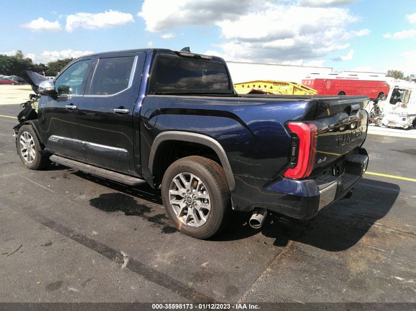 2022 TOYOTA TUNDRA 4WD 1794 EDITION HYBRID VIN: 5TFMC5DB7NX008550