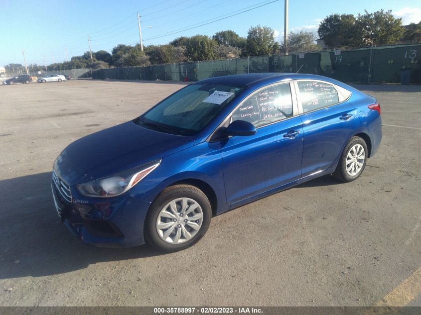 2022 HYUNDAI ACCENT SE VIN: 3KPC24A69NE181874