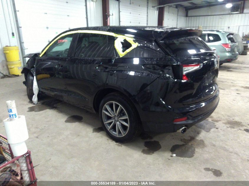 2021 ACURA RDX W/TECHNOLOGY PACKAGE VIN: 5J8TC2H54ML027675