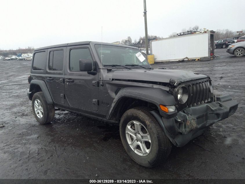 2022 JEEP WRANGLER UNLIMITED SPORT S VIN: 1C4HJXDN4NW124114