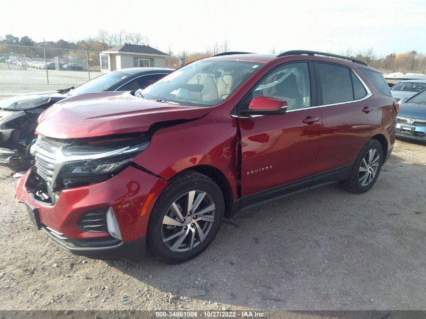 2022 CHEVROLET EQUINOX LT VIN: 3GNAXUEV2NL219877