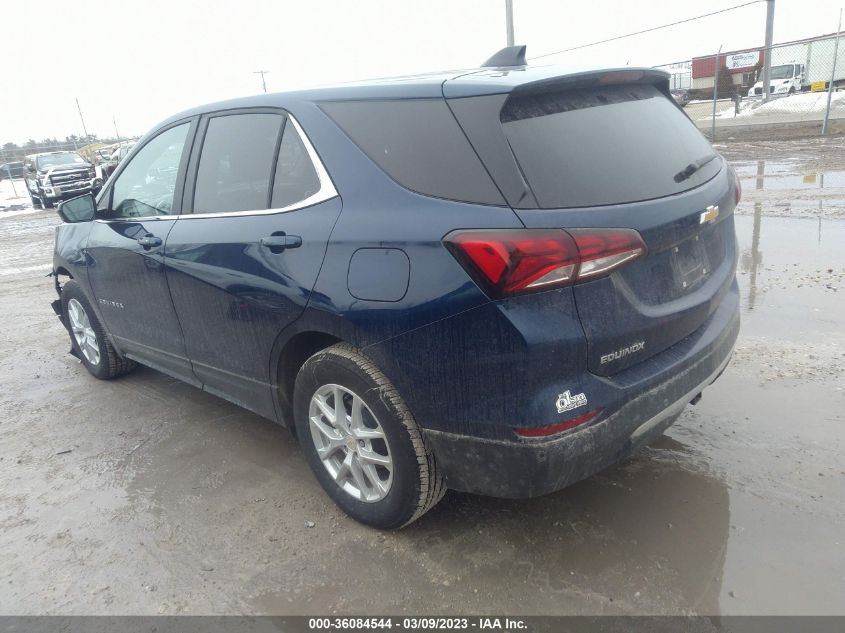 2022 CHEVROLET EQUINOX LT VIN: 3GNAXUEV3NL276699