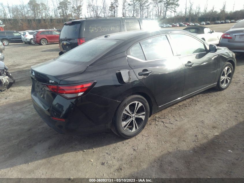 2022 NISSAN SENTRA SV VIN: 3N1AB8CV5NY289834