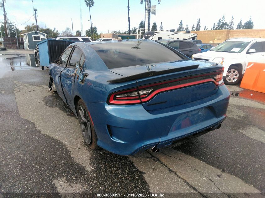 2022 DODGE CHARGER GT VIN: 2C3CDXHGXNH169719