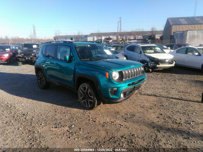 2021 JEEP RENEGADE LATITUDE VIN: ZACNJDBBXMPM39406