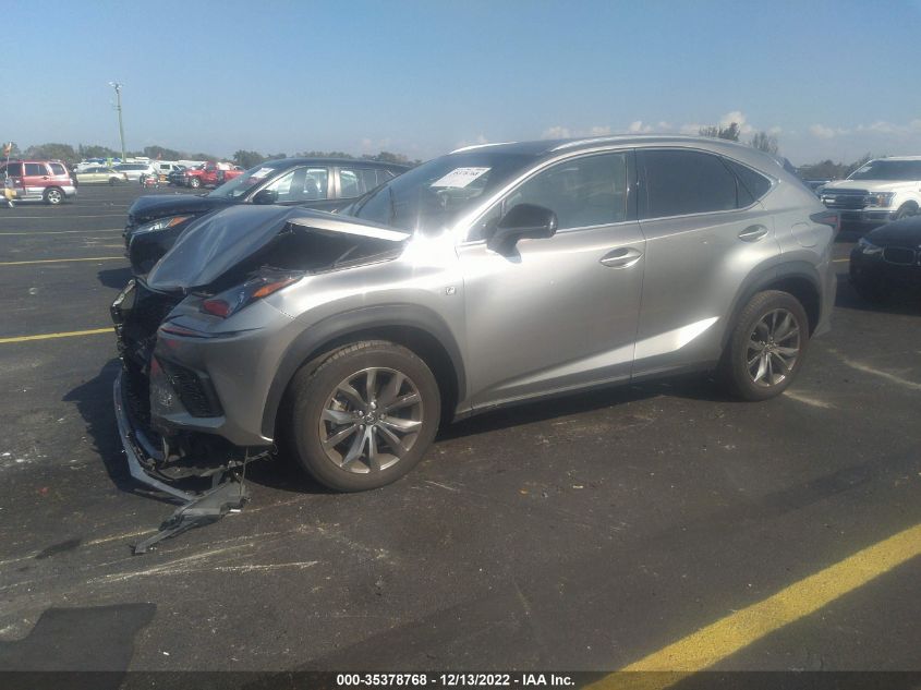 2021 LEXUS NX NX 300 F SPORT VIN: JTJSARBZ0M2179718
