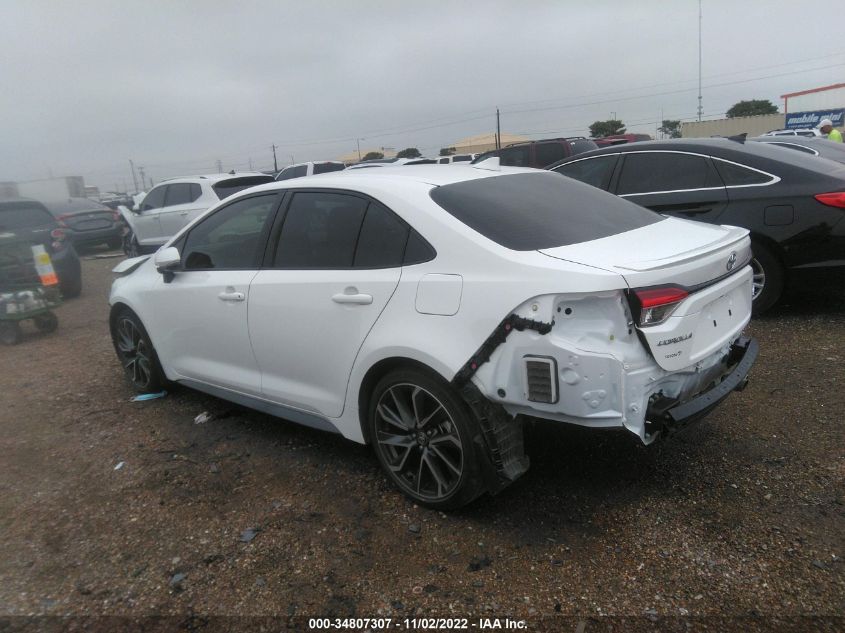2021 TOYOTA COROLLA SE/NIGHTSHADE/APEX SE VIN: JTDS4MCE7MJ055816