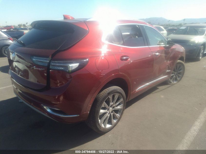 2021 BUICK ENVISION AVENIR VIN: LRBFZSR44MD126540