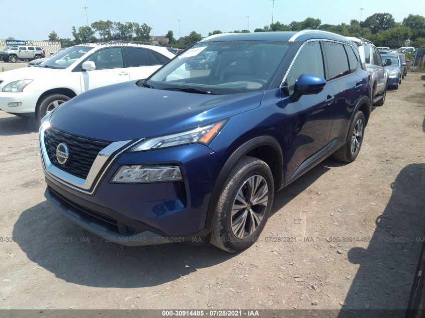 2021 NISSAN ROGUE SV VIN: JN8AT3BB9MW200202