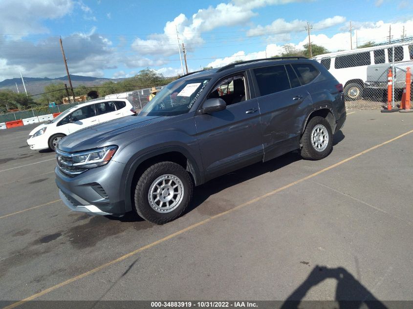 2021 VOLKSWAGEN ATLAS 2.0T SE VIN: 1V2LP2CA9MC518443