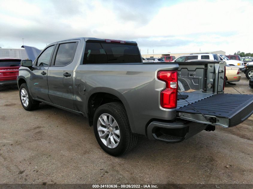 2021 CHEVROLET SILVERADO 1500 CUSTOM VIN: 3GCPWBEK4MG232007