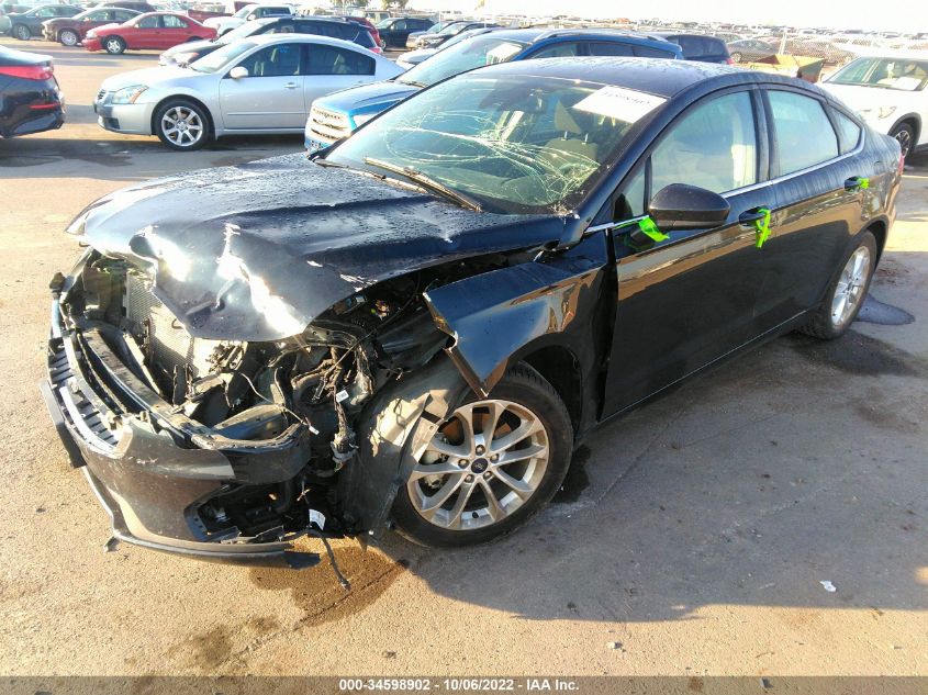 2020 FORD FUSION SE VIN: 3FA6P0HD9LR258833
