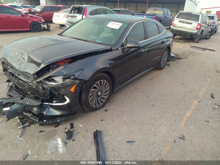 2022 HYUNDAI SONATA HYBRID LIMITED VIN: KMHL54JJ8NA050736