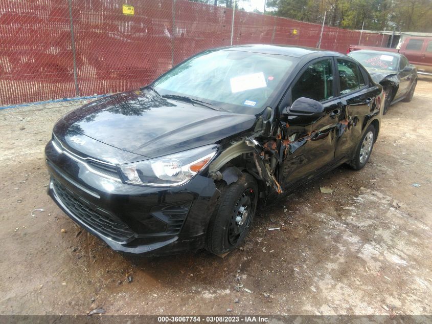 2022 KIA RIO S VIN: 3KPA24AD1NE492138