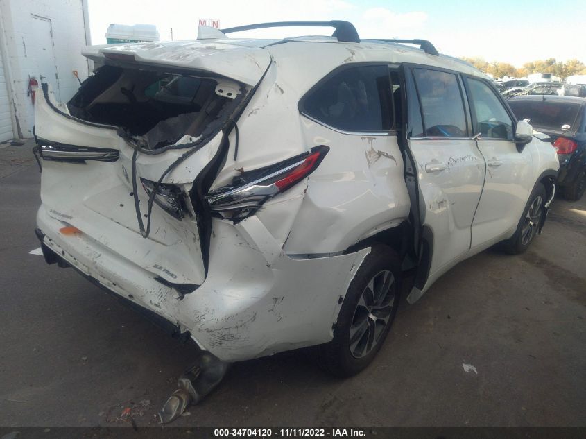 2020 TOYOTA HIGHLANDER XLE VIN: 5TDGZRBH5LS502709