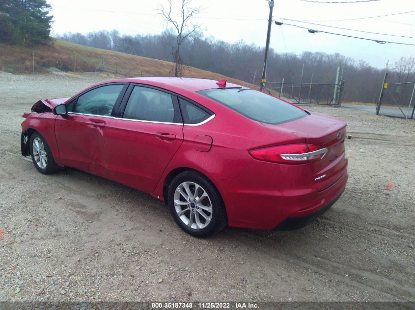 2020 FORD FUSION SE VIN: 3FA6P0HD3LR186558