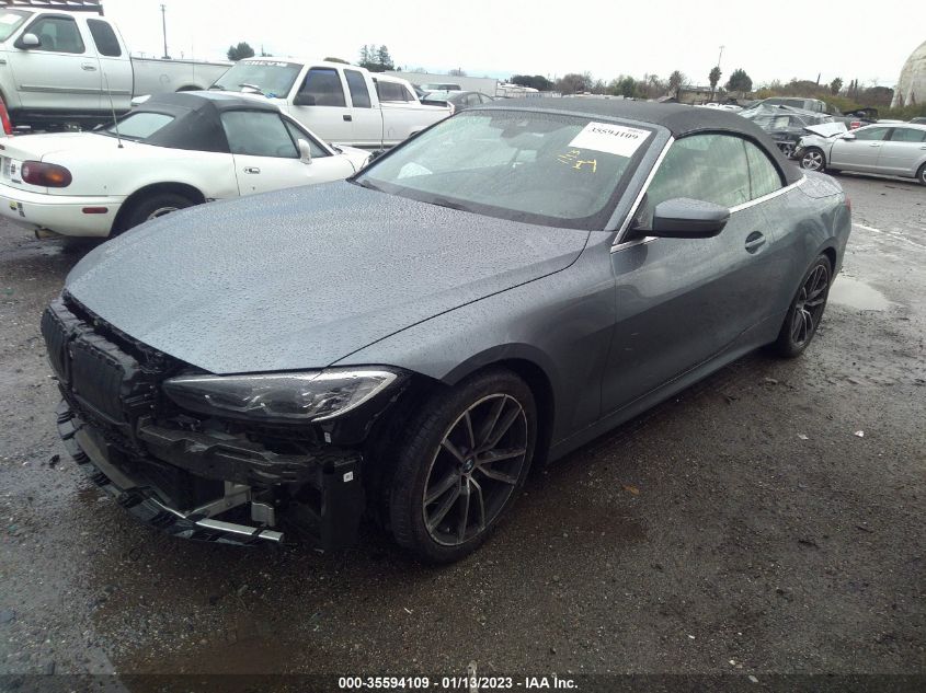 2021 BMW 4 SERIES 430I VIN: WBA23AT07MCG93767