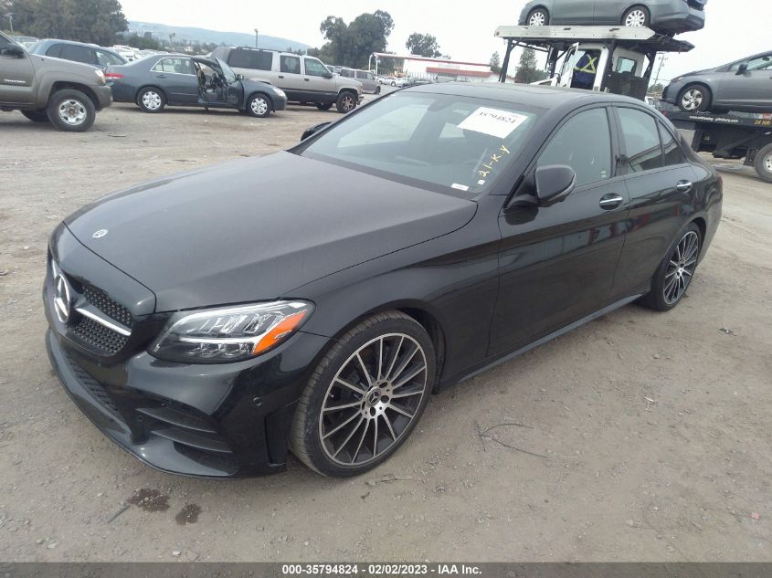 2021 MERCEDES-BENZ C-CLASS C 300 VIN: W1KWF8DB1MR648389