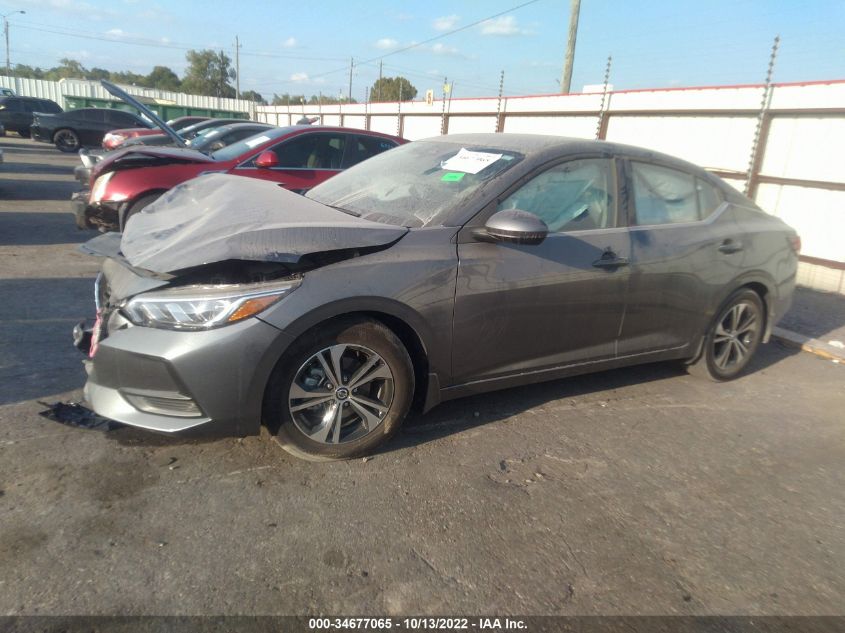 2022 NISSAN SENTRA SV VIN: 3N1AB8CV5NY235742