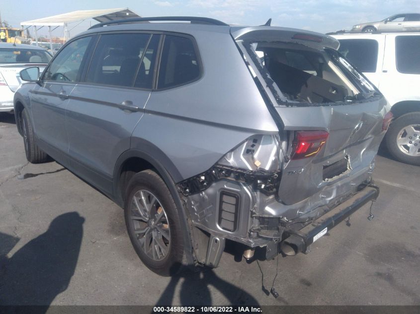 2021 VOLKSWAGEN TIGUAN S VIN: 3VV1B7AX3MM018676