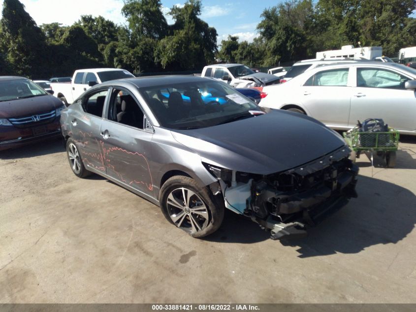2020 NISSAN SENTRA SV VIN: 3N1AB8CV5LY296862