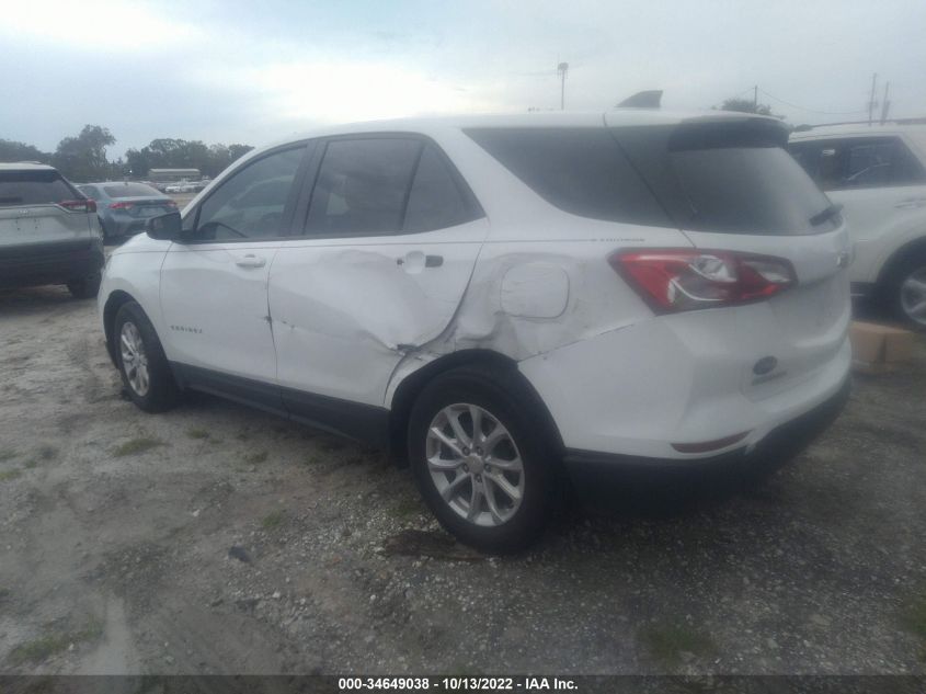 2021 CHEVROLET EQUINOX LS VIN: 3GNAXHEV1MS154967