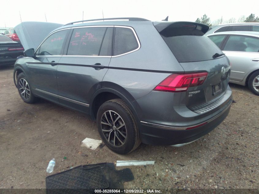 2021 VOLKSWAGEN TIGUAN SE/SE R-LINE BLACK/SEL VIN: 3VV3B7AX9MM024507