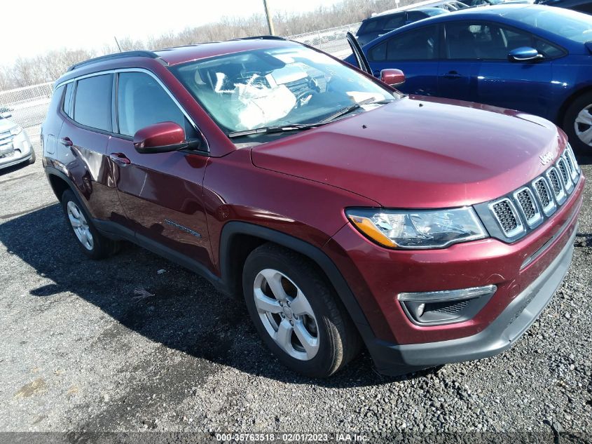 2021 JEEP COMPASS LATITUDE VIN: 3C4NJDBB8MT552072