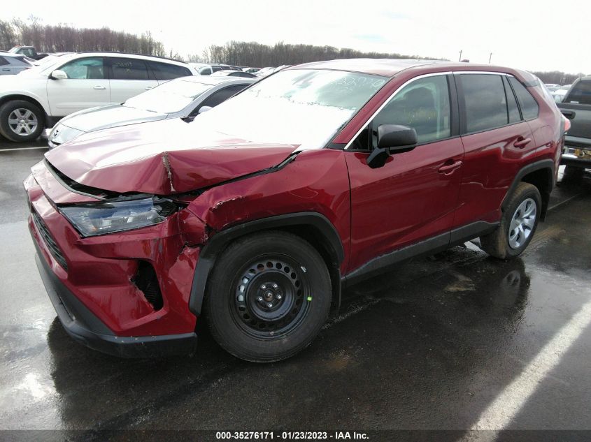 2022 TOYOTA RAV4 LE VIN: 2T3F1RFV0NW329041