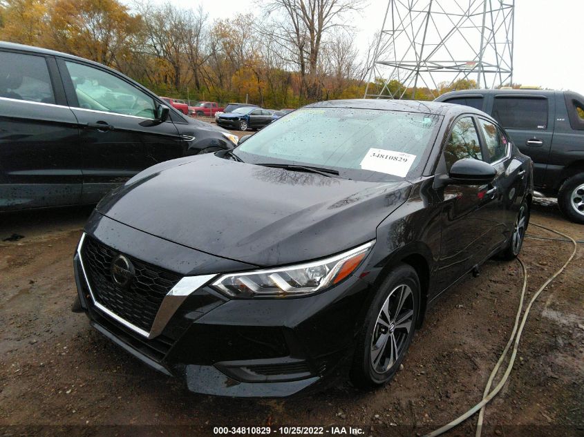 2021 NISSAN SENTRA SV VIN: 3N1AB8CV1MY264038