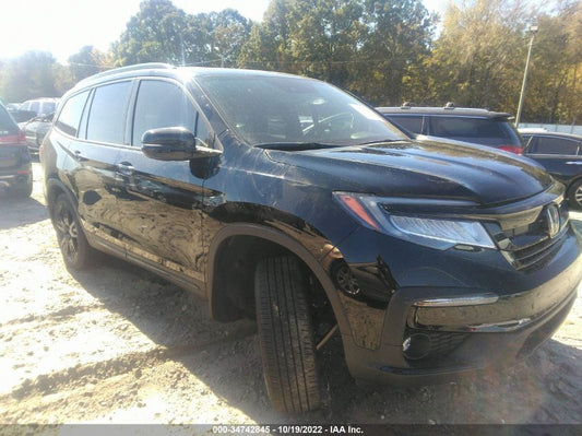 2022 HONDA PILOT BLACK EDITION VIN: 5FNYF6H76NB025967