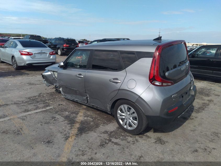 2022 KIA SOUL LX VIN: KNDJ23AU0N7823687