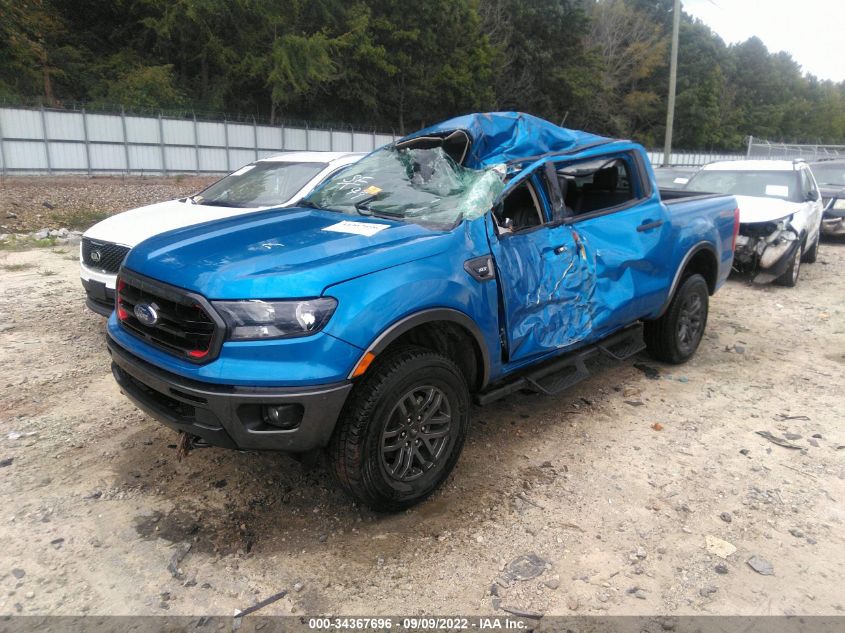 2021 FORD RANGER XLT VIN: 1FTER4FH7MLD27001