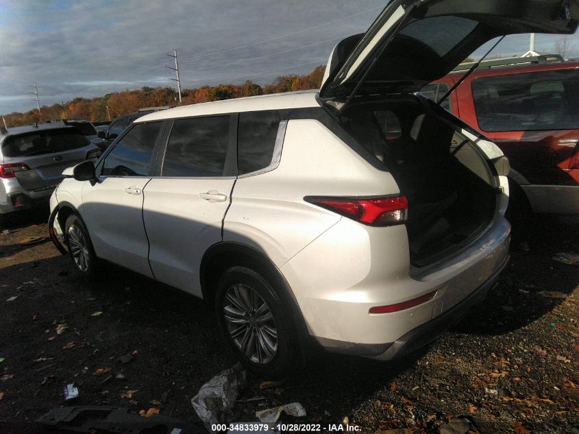 2022 MITSUBISHI OUTLANDER ES VIN: JA4J4TA82NZ050698