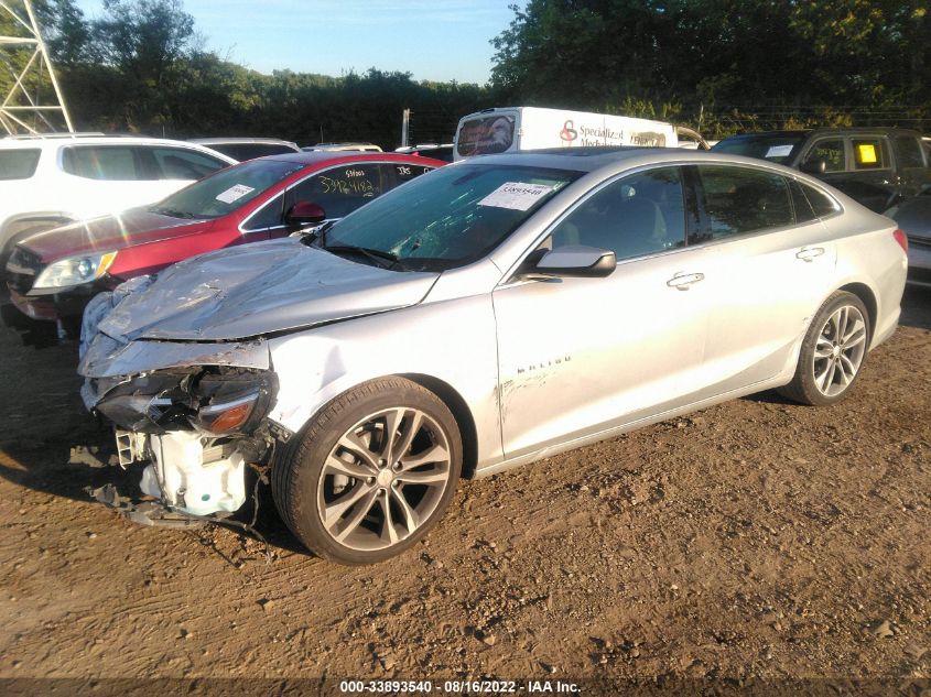 2021 CHEVROLET MALIBU LT VIN: 1G1ZD5ST2MF022089