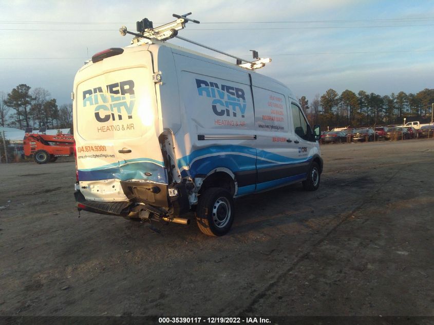2022 FORD TRANSIT CARGO VAN VIN: 1FTBR1C84NKA04702