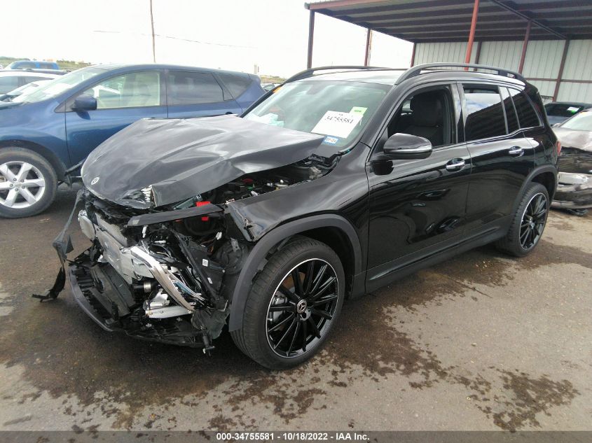 2022 MERCEDES-BENZ GLB GLB 250 VIN: W1N4M4GB2NW243584