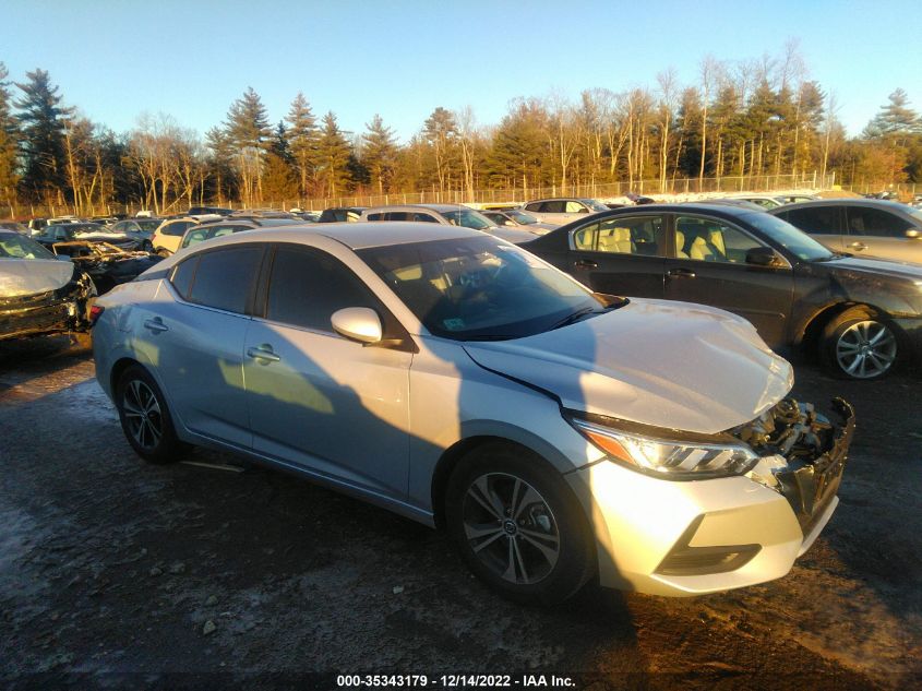 2022 NISSAN SENTRA SV VIN: 3N1AB8CV0NY300657