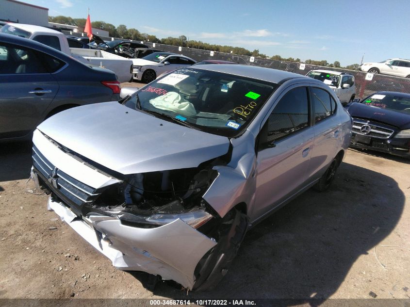 2021 MITSUBISHI MIRAGE G4 ES/LE/CARBONITE EDITION VIN: ML32FUFJ1MHF05640