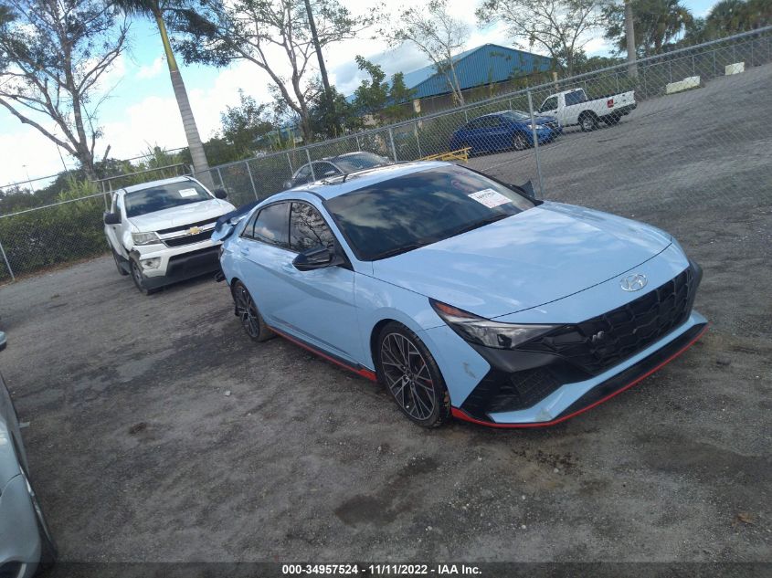 2022 HYUNDAI ELANTRA N VIN: KMHLW4AK3NU001464
