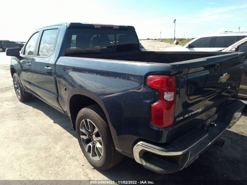 2021 CHEVROLET SILVERADO 1500 LT VIN: 3GCUYDED1MG265895