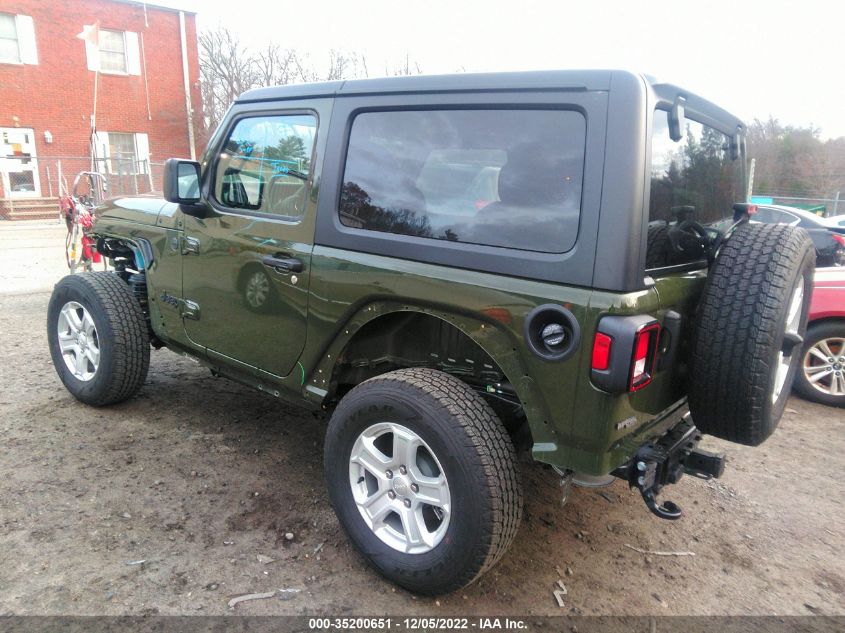 2022 JEEP WRANGLER SPORT S VIN: 1C4GJXAN3NW151515