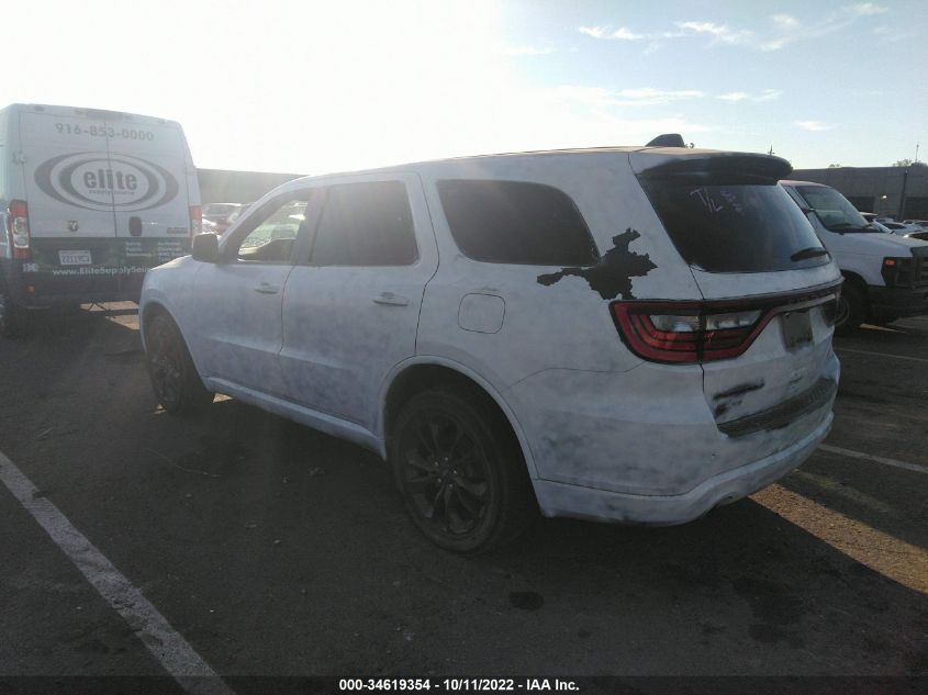 2021 DODGE DURANGO GT VIN: 1C4RDJDG3MC752630
